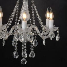 ACA ACA Lighting Crystal závesné svietidlo BLK80416PCC