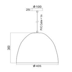 ACA ACA Lighting Style závesné svietidlo KS183240W