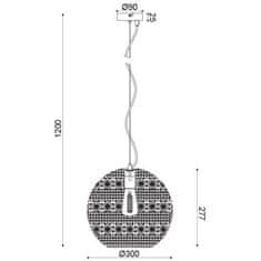 ACA ACA Lighting Prim závesné svietidlo GN799301PB