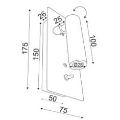 ACA ACA Lighting Wall a amp; Ceiling LED nástenné svietidlo 151BMG