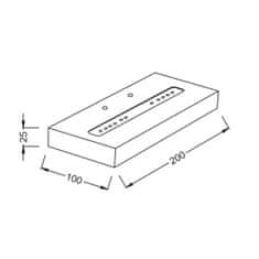 ACA ACA Lighting Wall a amp; Ceiling LED nástenné svietidlo L36310200U