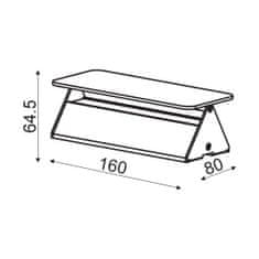 ACA ACA Lighting Wall a amp; Ceiling LED nástenné svietidlo ZD80645LEDBK