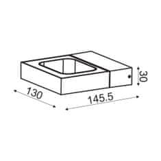 ACA ACA Lighting Wall a amp; Ceiling LED nástenné svietidlo ZD80856LEDGY