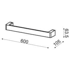 ACA ACA Lighting Wall a amp; Ceiling LED nástenné svietidlo ZD810412LEDBK