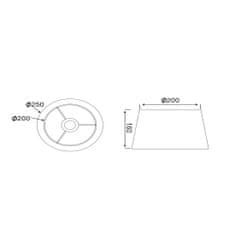 ACA ACA Lighting Mix a amp; Match tienidlo CONE2520B