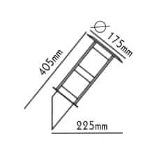 ACA ACA Lighting Garden Wall nástenné svietidlo BT1008SENSOR