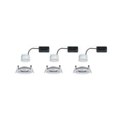 Paulmann Paulmann Vstavané svietidlo LED Nova kruhové 3x6,5W hliník brúsený nastaviteľné 934.51 P 93451 93451