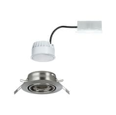 Paulmann Paulmann Vstavané svietidlo LED Base kruhové 1x5W kov kartáčovaný nastaviteľné 934.14 P 93414 93414