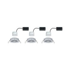 Paulmann Paulmann Vstavané svietidlo LED Nova kruhové 3x6,5W chróm výklopné 934.52 P 93452 93452