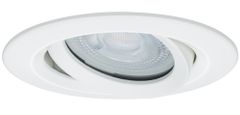 Paulmann Paulmann Vstavané svietidlo LED Nova Plus kruhové 1x6W GU10 biela mat výklopné stmievateľné 936.72 P 93672 93672