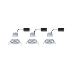 Paulmann Paulmann Vstavané svietidlo LED Nova kruhové 3x6,5W chróm výklopné 3-krokové-stmievateľné 934.88 P 93488 93488