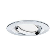 Paulmann Paulmann Vstavané svietidlo LED Nova Plus kruhové 3x6,8W chróm výklopné stmievateľné 936.84 P 93684 93684