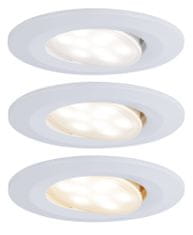 Paulmann Paulmann Vstavané svietidlo LED Calla kruhové 3x5,5W biela mat výklopné nastaviteľná teplota farby 999.35 P 99935 99935