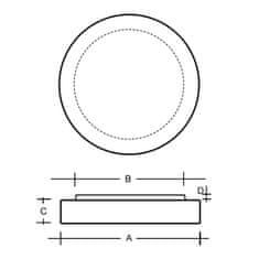 LUCIS LUCIS stropné a nástenné svietidlo ZERO 1x60 (46) W E27 sklo opál S19.11.Z230