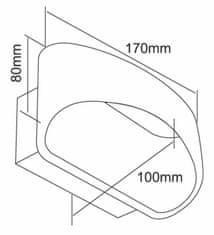 Light Impressions Light Impressions Deko-light nástenné prisadené svietidlo Acamar 220-240V AC / 50-60Hz 6,90 W 3000 K 390 lm 170 mm biela 341194