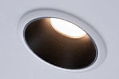 Paulmann Paulmann Vstavané svietidlo LED Cole 3x6,5W biela / čierna mat 3-krokové-stmievateľné 2700K teplá biela 934.02 93402