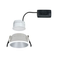 Paulmann Paulmann Vstavané svietidlo LED Cole 6,5 W biela / strieborná mat 3-krokové-stmievateľné 2700K teplá biela 934.09 93409