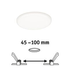 Paulmann Paulmann LED vstavané svietidlo Veluna VariFit IP44 kruhové 125 8,5W 4.000K satén 923.91 92391