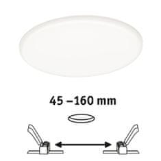 Paulmann Paulmann LED vstavané svietidlo Veluna VariFit IP44 kruhové 185 17,5W 4.000K satén 923.92 92392