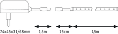 Paulmann Paulmann SimpLED Strip sada 1,5m 5W teplá biela s krytím 789.53 78953