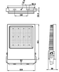 Light Impressions Deko-Light podlahové a nástenné a stropné svietidlo Atik 220-240V AC / 50-60Hz 202,00 W 4000 K 28450 lm 319 tmavo čierna RAL 9005 732097