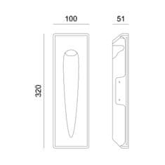 ACA ACA Lighting Gypsum zapustené sadrové svietidlo G8008MR