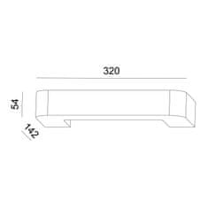 ACA ACA Lighting Gypsum nástenné sadrové svietidlo G85191W