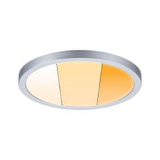 Paulmann Paulmann LED vstavané svietidlo Areo VariFit IP44 kruhové 175mm 13W matný chróm WarmDim 3-krokové-stmievateľné 929.91 92991