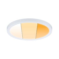 Paulmann Paulmann LED vstavané svietidlo Areo VariFit IP44 kruhové 175mm 13W biela mat WarmDim 3-krokové-stmievateľné 929.89 92989