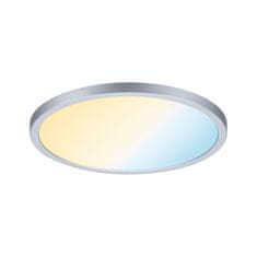 Paulmann Paulmann Smart Home Zigbee LED vstavané svietidlo Areo VariFit IP44 kruhové 230mm 16W matný chróm meniteľná biela 930.46 93046