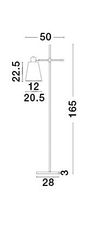 Nova Luce Nova Luce Dizajnová stojaca lampa Signore NV 6270201