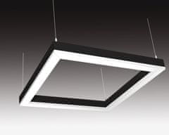 SEC SEC Stropné alebo závesné LED svietidlo WEGA-FRAME2-CB-DIM-DALI, 90 W, čierna, 1444 x 1444 x 65 mm, 3000 K, 12000 lm 321-B-115-01-02-SP