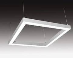 SEC SEC Závesné LED svietidlo nepriame osvetlenie WEGA-FRAME2-AA-DIM-DALI, 50 W, biela, 886 x 886 x 50 mm, 4000 K, 6540 lm 321-B-004-01-01-SP