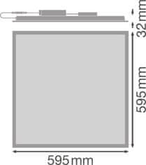 Osram LEDVANCE PL PFM 600 UGR19 30 W 4000 K 4058075440296