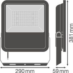 Osram LEDVANCE FL AREA ASYM 48x92 72 W 4000 K BK 4058075539747