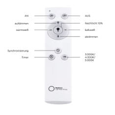 PAUL NEUHAUS LEUCHTEN DIREKT aj s JUST LIGHT LED stropné svietidlo, 50cm, stmievateľné, sériový obvod, CCT, proti oslneniu 3000-5000K