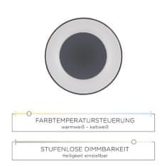 PAUL NEUHAUS LEUCHTEN DIREKT aj s JUST LIGHT LED stropné svietidlo, 50cm, stmievateľné, sériový obvod, CCT, proti oslneniu 3000-5000K