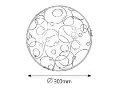 Rabalux Rabalux stropné svietidlo Jolly E27 1x MAX 60W biela vzorovaná 1861