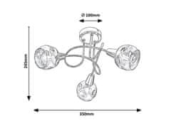 Rabalux Rabalux stropné svietidlo Tamara E14 3x MAX 40W chrómová 5348