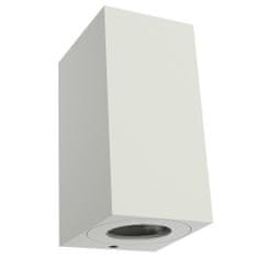 NORDLUX NORDLUX vonkajšie nástenné svietidlo Canto Maxi Kubi 2 2x28W GU10 biela číra 49731001