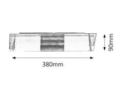 Rabalux Rabalux nástenné svietidlo Periodic E14 2x MAX 40W chrómová 5808