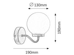 Rabalux Rabalux kúpeľňové svietidlo Togo E14 1x MAX 40W biela IP44 1302