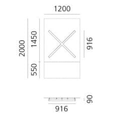 Artemide Artemide Alphabet of Light - veľké písmeno X 1201X00A