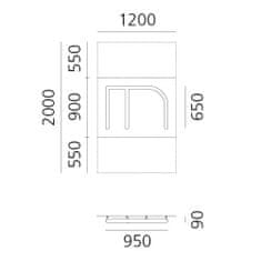 Artemide Artemide Alphabet of Light - malé písmeno m 1202m00A