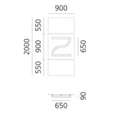 Artemide Artemide Alphabet of Light - malé písmeno z 1202z00A