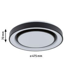 Paulmann PAULMANN LED stropné svietidlo Rainbow efekt dúhy RGBW 230V 38,5 W čierna/biela 70545