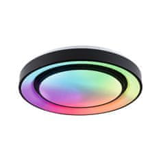 Paulmann PAULMANN LED stropné svietidlo Rainbow efekt dúhy RGBW 230V 38,5 W čierna/biela 70545