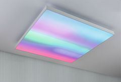 Paulmann Paulmann LED Panel Velor Rainbow dynamicRGBW hranaté 595x595mm 3520lm RGBW biela 79906