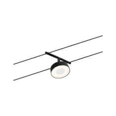 Paulmann Paulmann LED lankový systém Circle spot 5W 3000K 12V čierna mat / chróm 94480