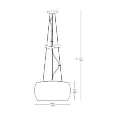 ZUMALINE ZUMALINE Závesné svietidlo CRYSTAL P0076-05L-F4FZ